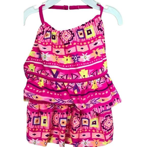 Girls Size 4-5 Wonder Nation Swimsuit and RBX 2 Piece Leggings & Top Outfit - Picture 7 of 8